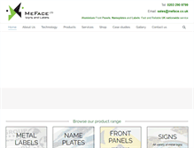 Tablet Screenshot of meface.com